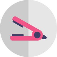 Hair Straightener Flat Scale Icon vector