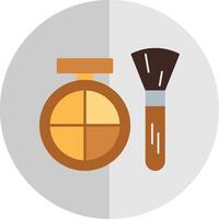 Bronzer Flat Scale Icon vector