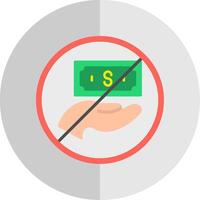 Stop Corruption Flat Scale Icon vector