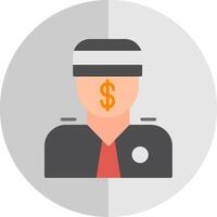 Bribe Flat Scale Icon vector