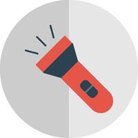 Torch Flat Scale Icon vector