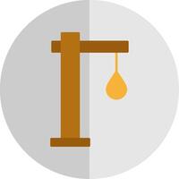 Gallows Flat Scale Icon vector