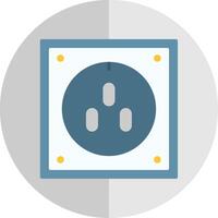 Socket Flat Scale Icon vector