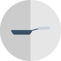 Frying Pan Flat Scale Icon vector