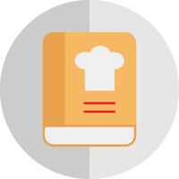 cocinar libro plano escala icono vector