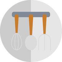 Kitchen Utensils Flat Scale Icon vector
