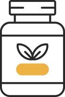 Supplements Skined Filled Icon vector