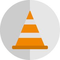 Cone Flat Scale Icon vector