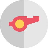 Whistle Flat Scale Icon vector