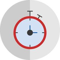 Chronometer Flat Scale Icon vector