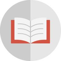 Book Reading Flat Scale Icon vector