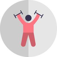Exercise Flat Scale Icon vector