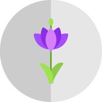 Saffron Flat Scale Icon vector