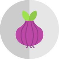 Onion Flat Scale Icon vector