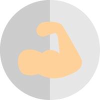 Strength Flat Scale Icon vector