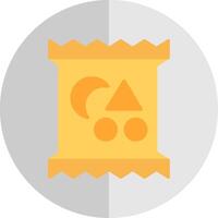 Snack Flat Scale Icon vector