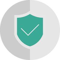 Shield Flat Scale Icon vector