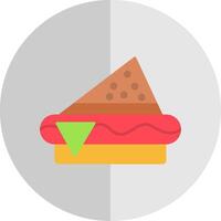 Sandwich Flat Scale Icon vector