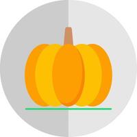 Pumpkin Flat Scale Icon vector