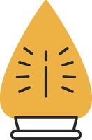 Iron Skined Filled Icon vector