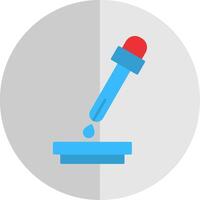 Pipette Flat Scale Icon vector