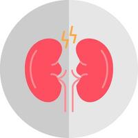 Kidney Flat Scale Icon vector