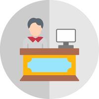 Reception Flat Scale Icon vector