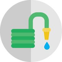 Garden Hose Flat Scale Icon vector