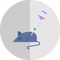 Animal Testing Flat Scale Icon vector