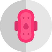 Sanitary Towel Flat Scale Icon vector