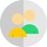 Team Flat Scale Icon vector