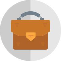 Briefcase Flat Scale Icon vector