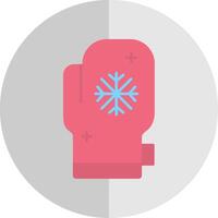 Mitten Flat Scale Icon vector
