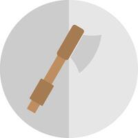 Axe Flat Scale Icon vector