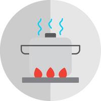 Boiling Flat Scale Icon vector