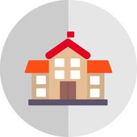 School Flat Scale Icon vector