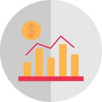 Economics Flat Scale Icon vector