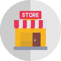 Store Flat Scale Icon vector