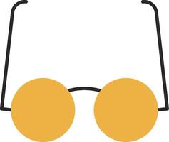 Goggles Skined Filled Icon vector