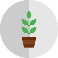 planta plano escala icono vector