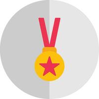 Medal Flat Scale Icon vector