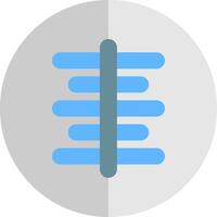 Center Align Flat Scale Icon vector