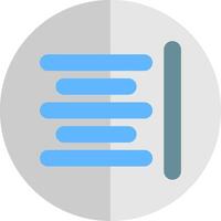 Horizontal Align Flat Scale Icon vector