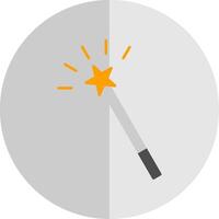 Magic Wand Flat Scale Icon vector