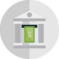 Cash Withdraw Flat Scale Icon vector