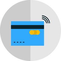 Contactless Flat Scale Icon vector