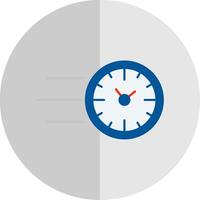 Fast Time Flat Scale Icon vector