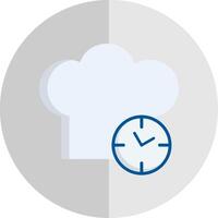 Kitchen Timer Flat Scale Icon vector
