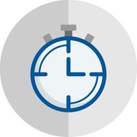 Stopwatch Flat Scale Icon vector