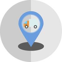 Tracking Flat Scale Icon vector